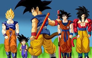 El pasado, presente y futuro de Goku queda expuesto en esta sentimental ilustración oficial