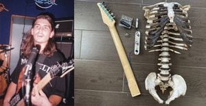 Vídeo: músico constrói guitarra com o esqueleto de seu tio, morto em um acidente de moto