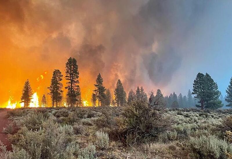 Incendios en Oregon y California consumen todo a su paso