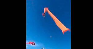 Vídeo com criança presa por acidente em pipa voando viraliza