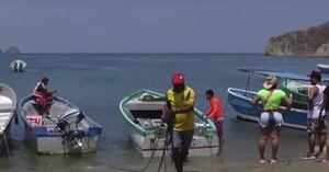Momentos de angustia: 23 turistas quedaron a la deriva en una lancha en Santa Marta