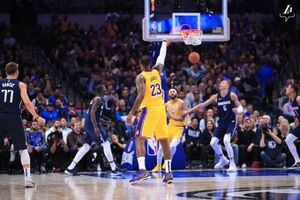 NBA: Lebron James lideró la victoria de Los Ángeles Lakers ante Dallas Mavericks