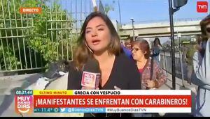 “¡Mentira, eso es mentira!": Interrumpen con gritos y golpes despacho en vivo del matinal de TVN