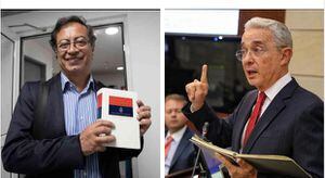 Enfrentamiento entre Gustavo Petro y Álvaro Uribe da de qué hablar