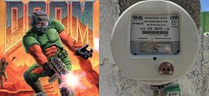 Doom y la historia del medidor de CFE en México que supuestamente corre el juego