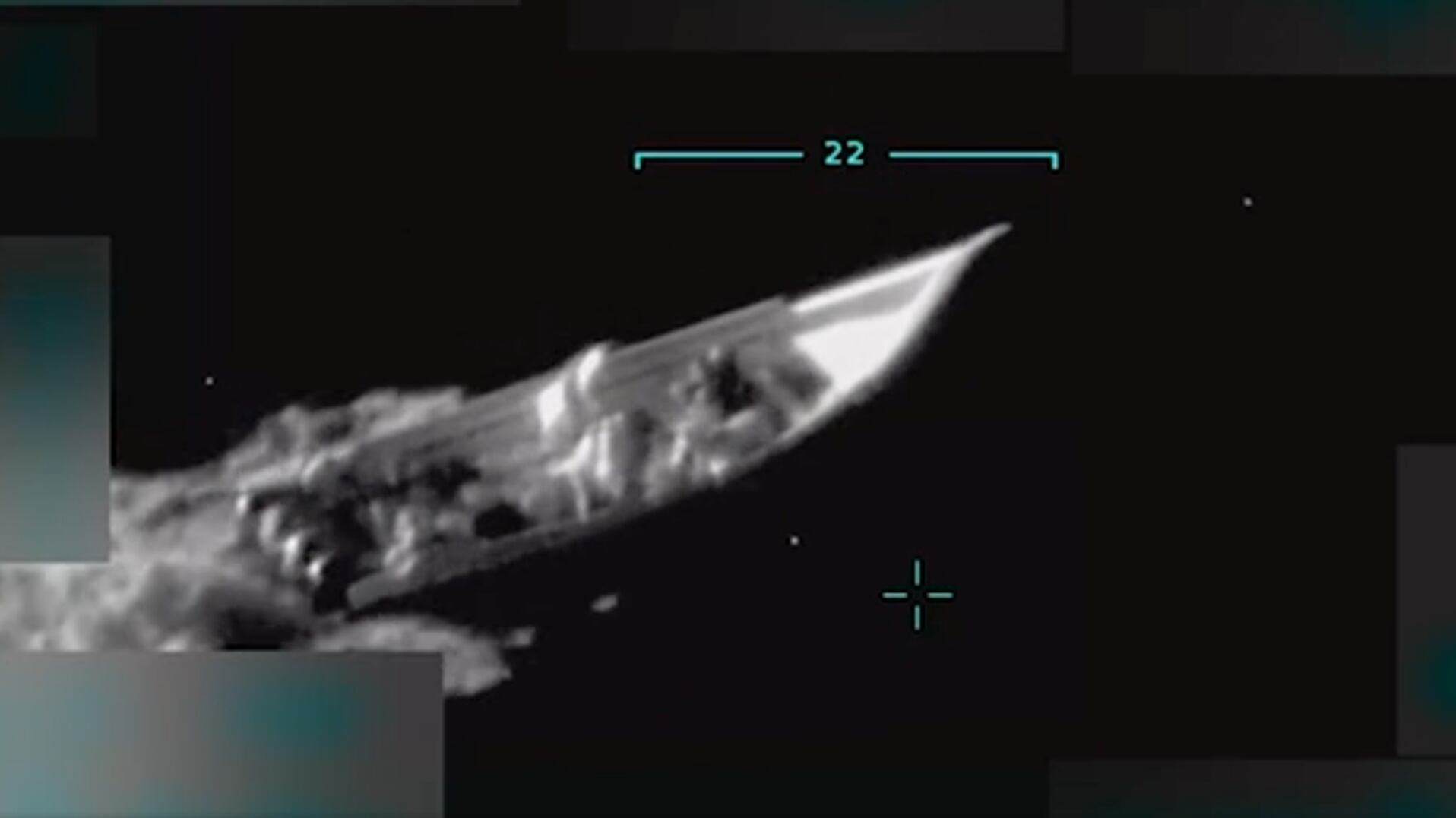 El momento que EE.UU. atacó a un barco cargado con drogas procedente de Venezuela