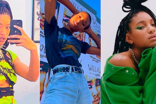 Willow Smith dejó ver con orgullo sus axilas con vellos con estos looks