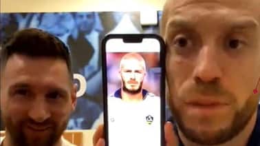 El mediocampista se rapó.