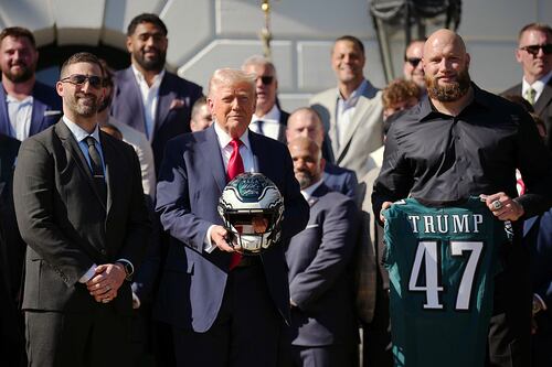 Jalen Hurts and other top players from the Eagles did not attend the celebration at the White House for the Super Bowl