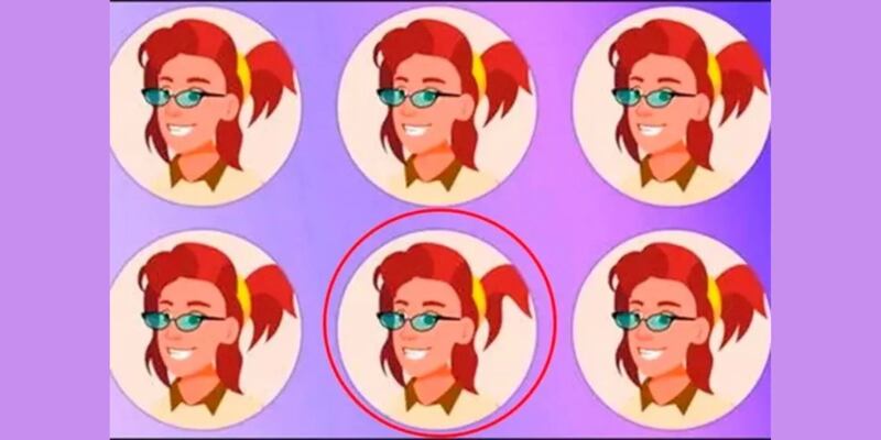 Aquí está la chica diferente.
