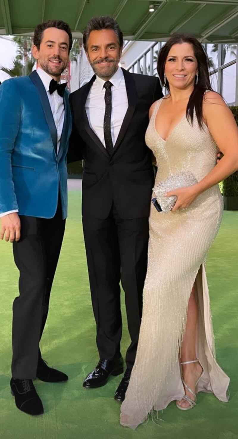 Luis Gerardo Méndez, Eugenio Derbez y Alessandra Rosaldo