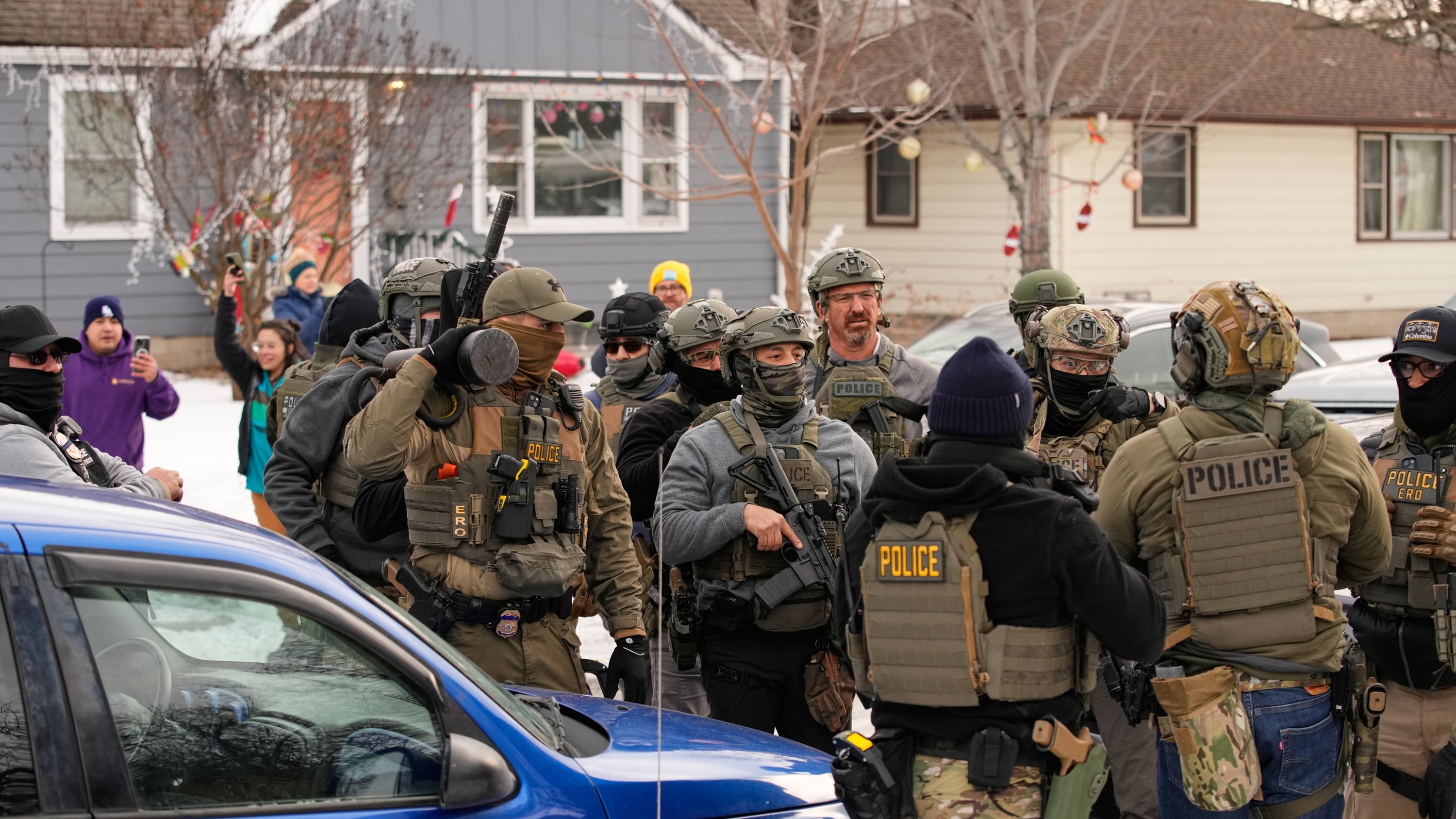 Manifestantes Minneapolis.