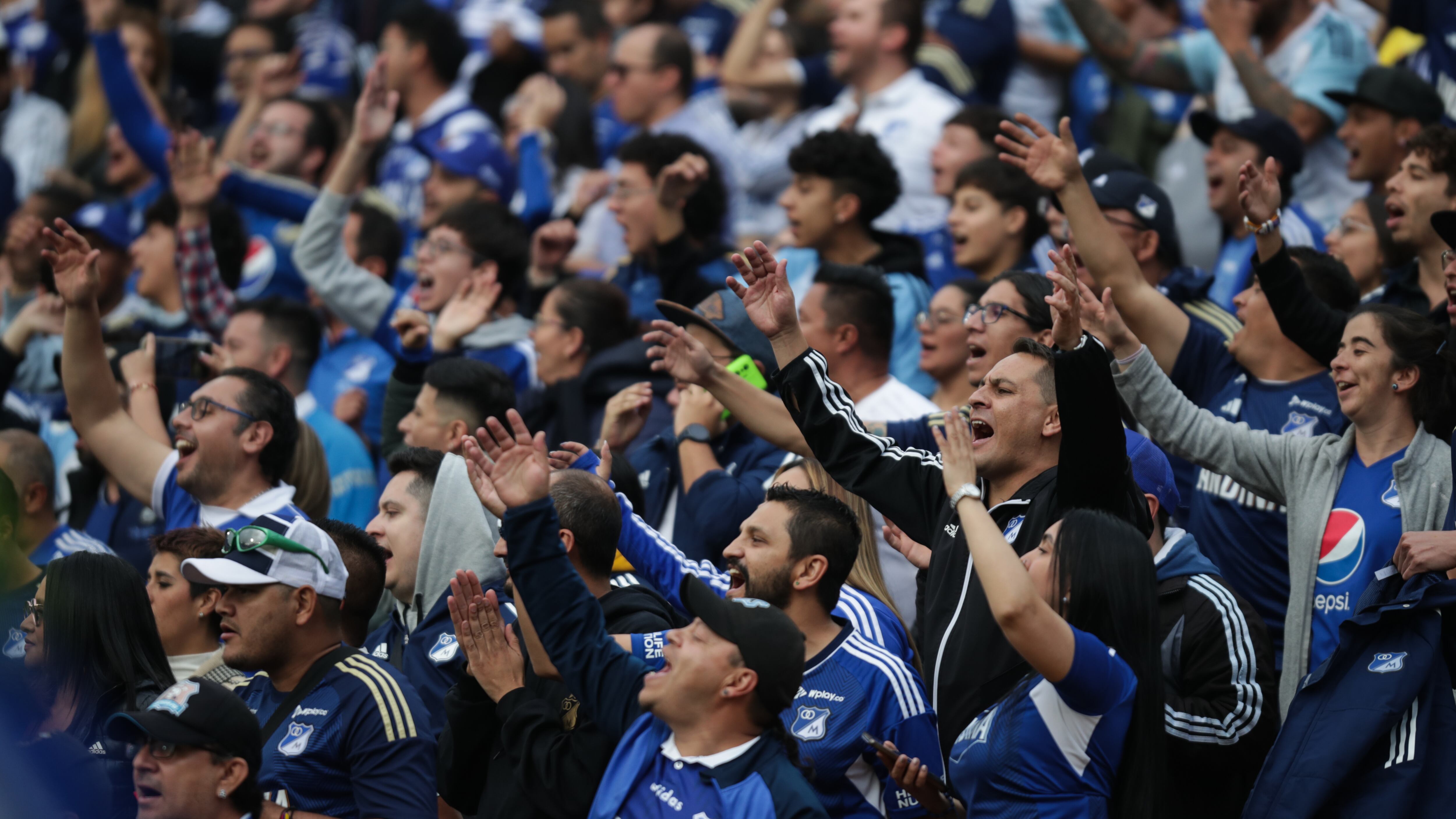 Millonarios VS Flamengo por la fecha 1 de la fase de grupos de la Copa Conmebol Libertadores en el Estadio El Campín de Bogotá