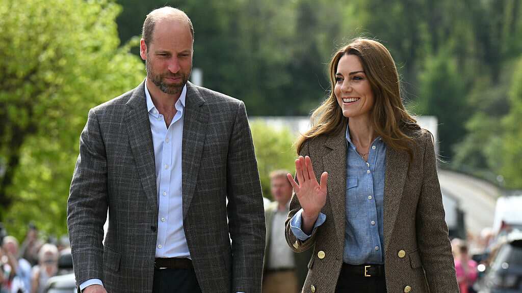 Kate Middleton y el Príncipe William en Escocia