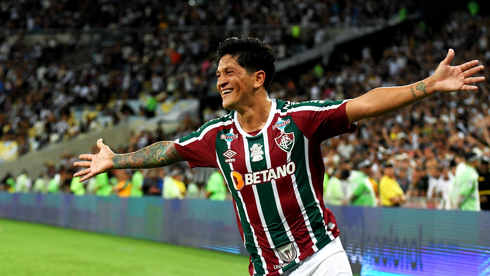 El Maracaná le dio una placa a Germán Cano por su antológico golazo