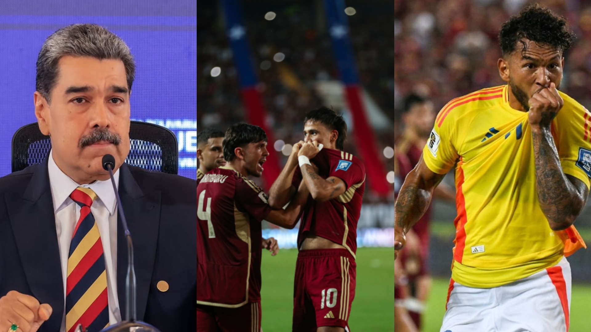 “El día de la Vinotinto llegará”: Maduro lamentó la goleada 3-6 de Venezuela ante Colombia