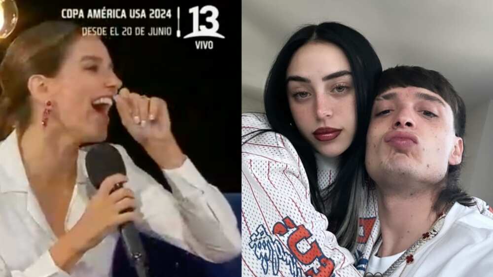 María Luisa Godoy, Peso Pluma y Nicki Nicole | Captura: Canal 13 e Instagram