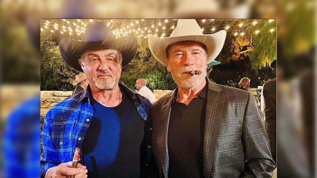 Sylvester Stallone y Arnold Schwarzenegger ahora son grandes amigos.