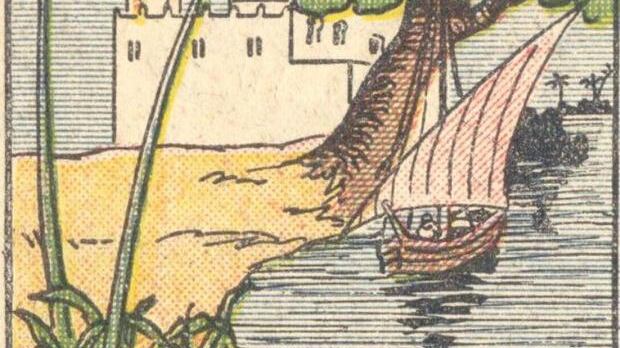 Encuentra al hombre oculto en el bote.