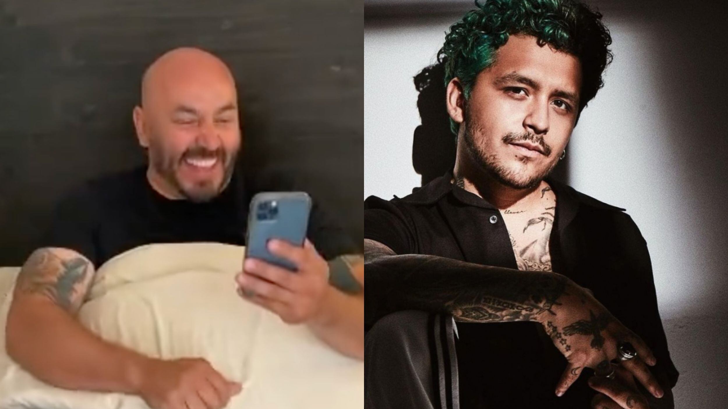 Así han sido las reacciones de los fans, tras la respuesta de Lupillo Rivera a Christian Nodal por el tatuaje