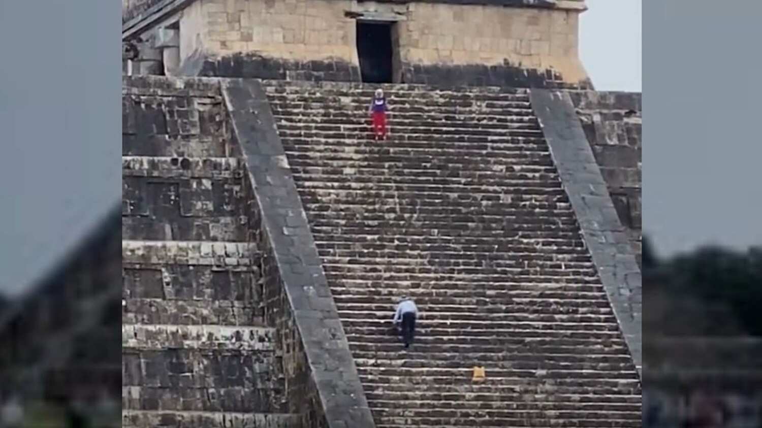 Mujer que bailo en las piramides sagradas | Foto: Cortesía