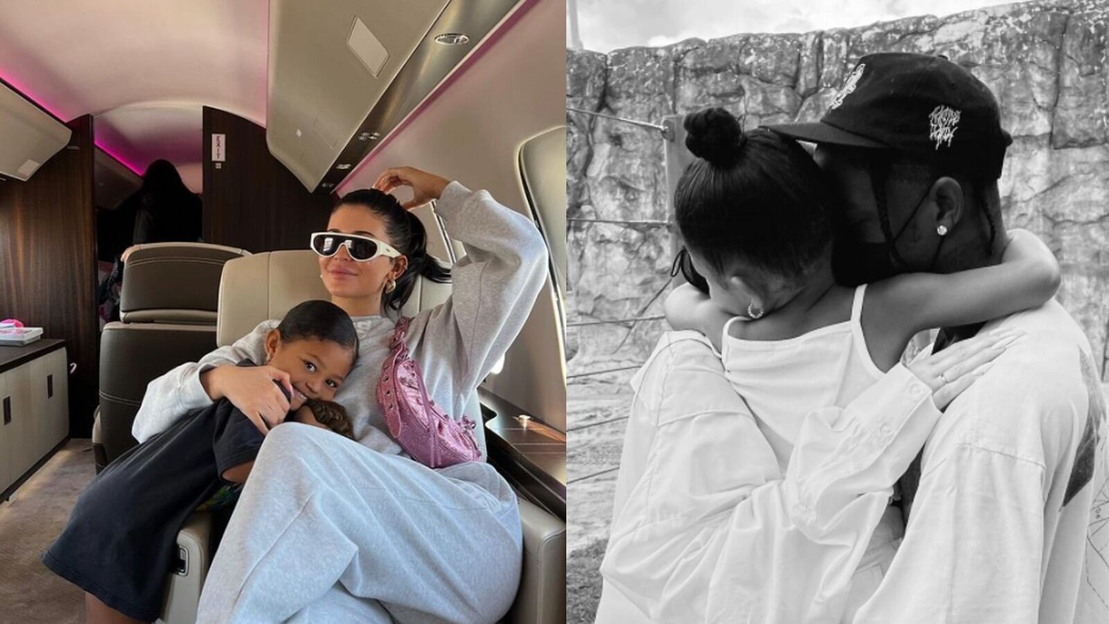 Stormi Webster y sus padres