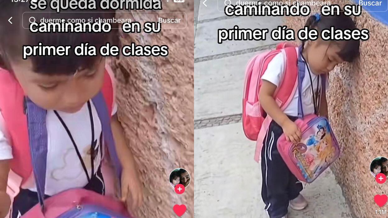 Una escena entre tierna y graciosa