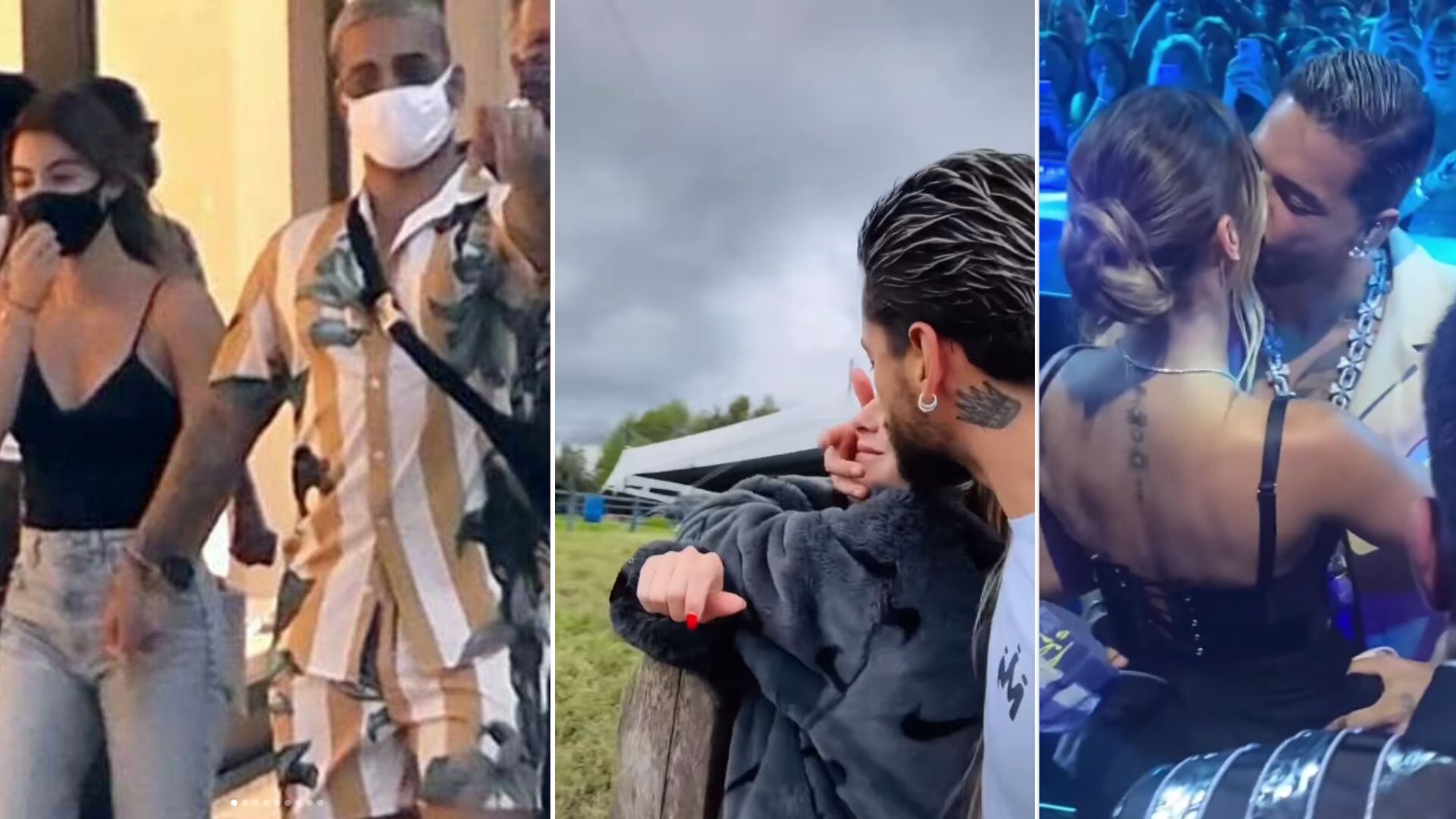 beso en los Premios Billboard