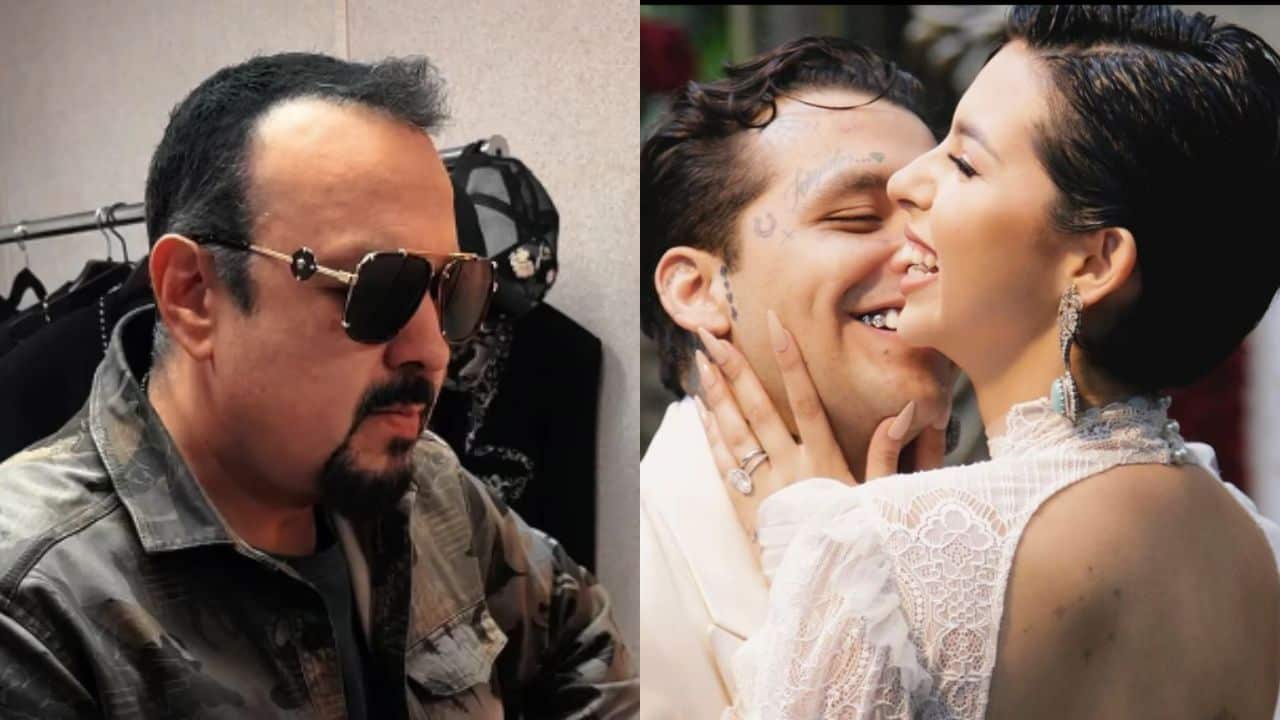 Pepe Aguilar, Christian Nodal y Ángela Aguilar
