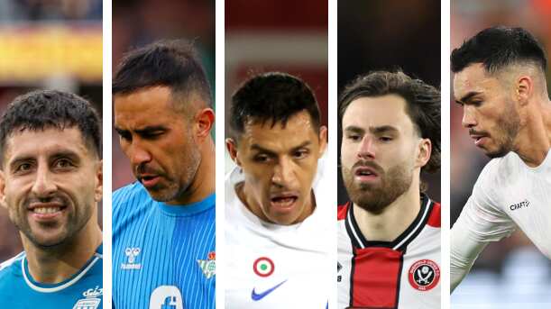 Maripán, Bravo, Sánchez, Brereton y Suazo / Getty, AP y Mónaco