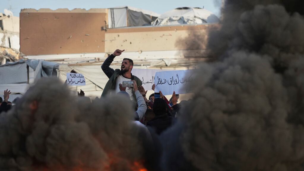 Protestas contra Hamás