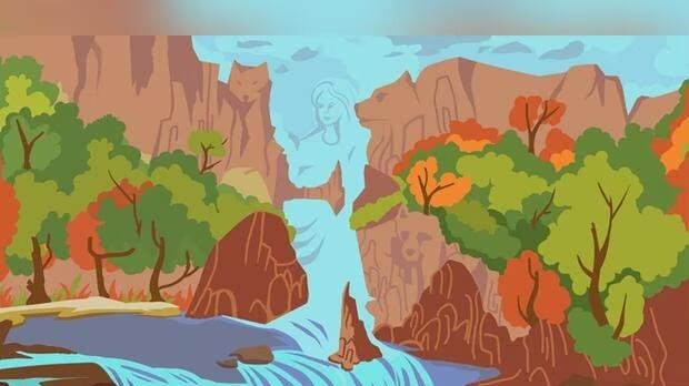 Localiza las caras ocultas.