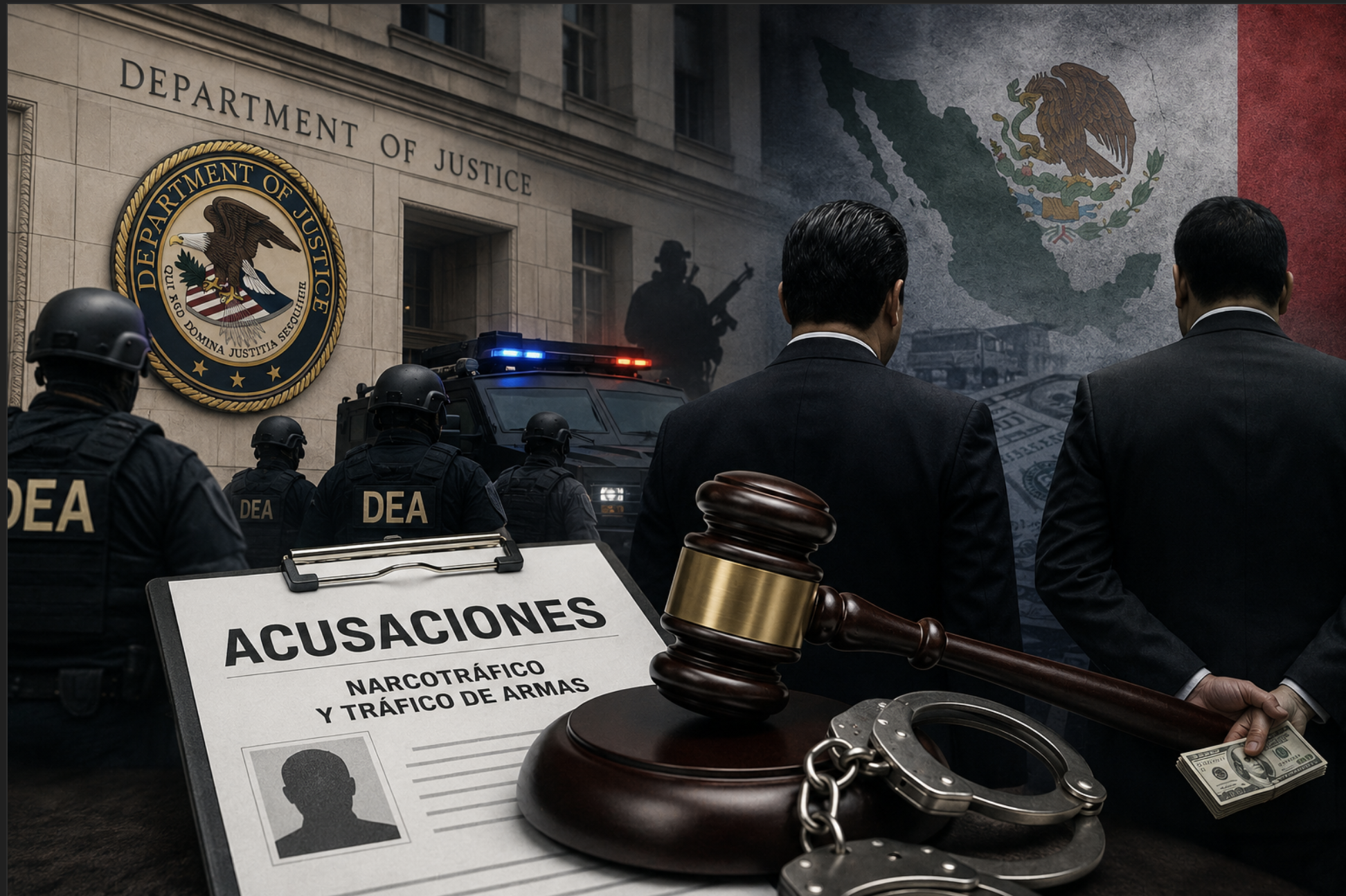 EE.UU. vs políticos mexicanos