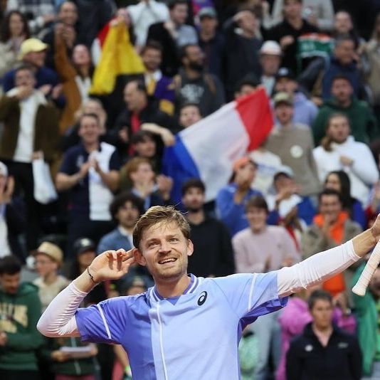 David Goffin en el Roland Garros 2024.