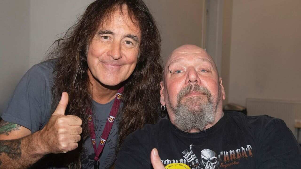 Steve Harris y Paul Di'Anno