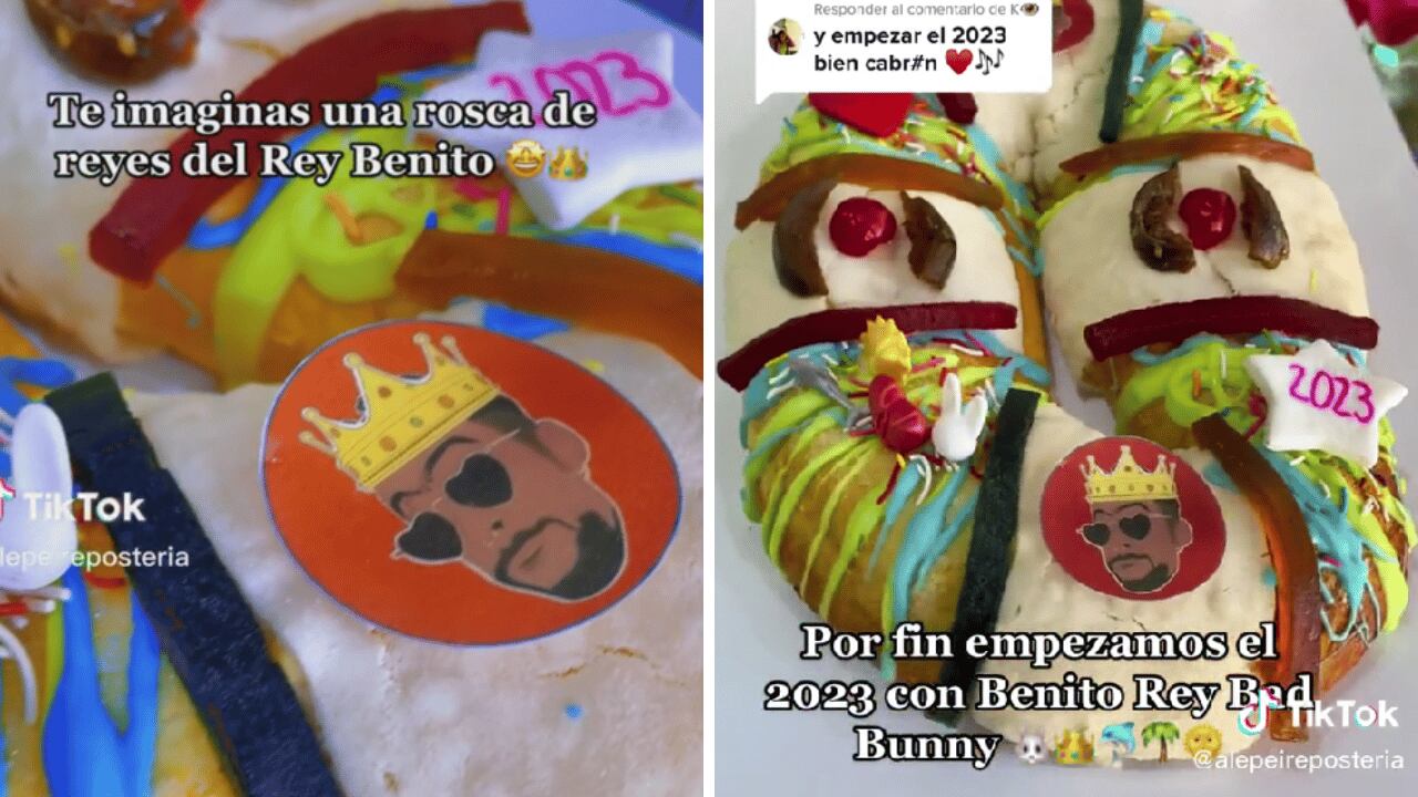 Así se ve la rosca de Bad Bunny.