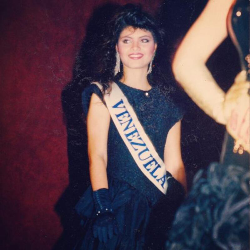 Chiquinquirá Delgado en el Miss Venezuela