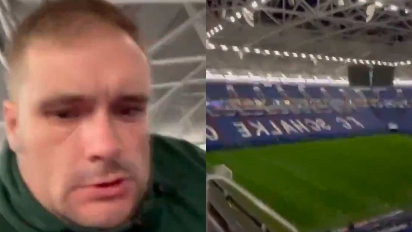 Aficionado de Inglaterra se quedó dormido en pleno partido.