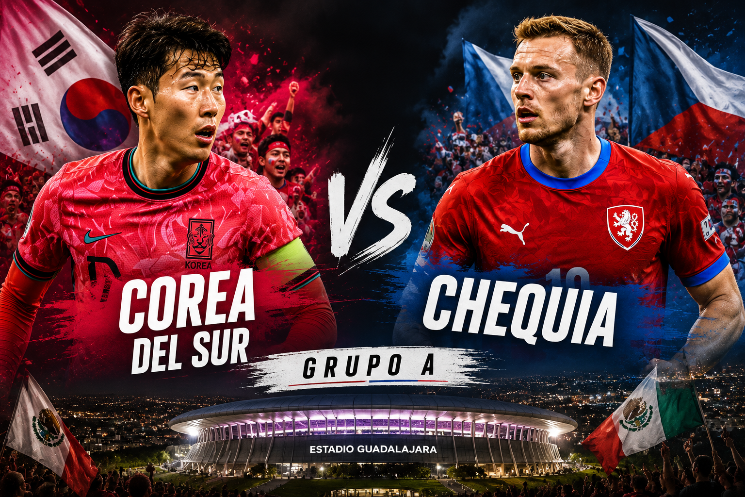 Corea del Sur vs. Chequia: ¿Dónde y a qué hora ver el partido del Grupo A del Mundial?