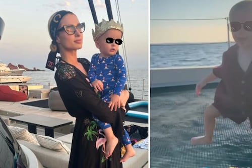 Critican a Paris Hilton por tener a su hijo en un barco sin chaleco salvavidas: Así respondió la modelo