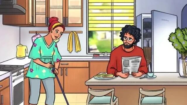 Encuentra el error en la cocina.