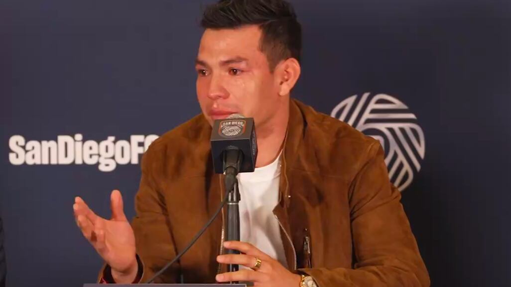 Hirving Lozano se dijo entusiasmado por llegar al San Diego FC.