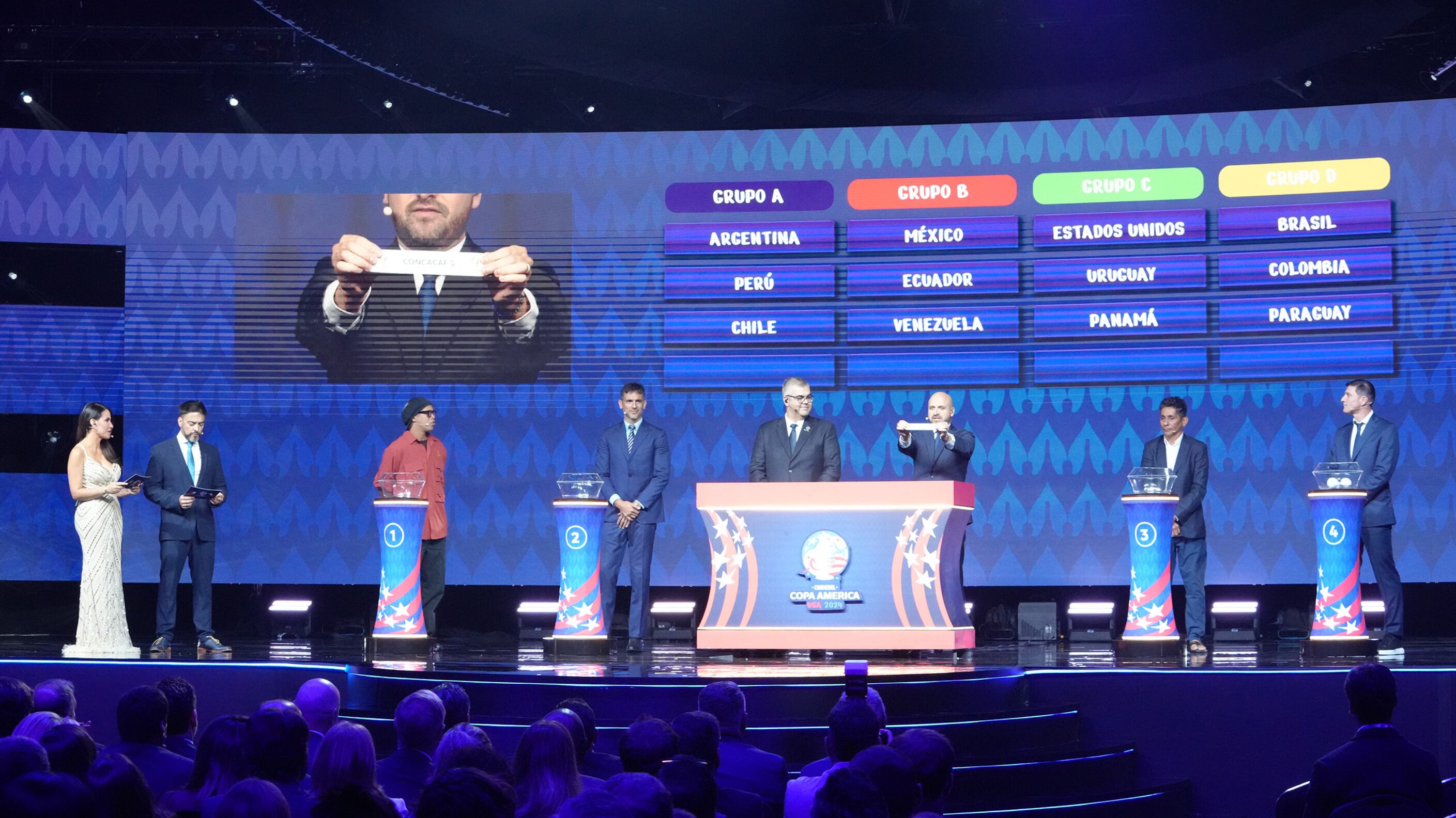 Selección de la  fase de Grupos , 7 de diciembre 2023 . | Foto: Conmebol