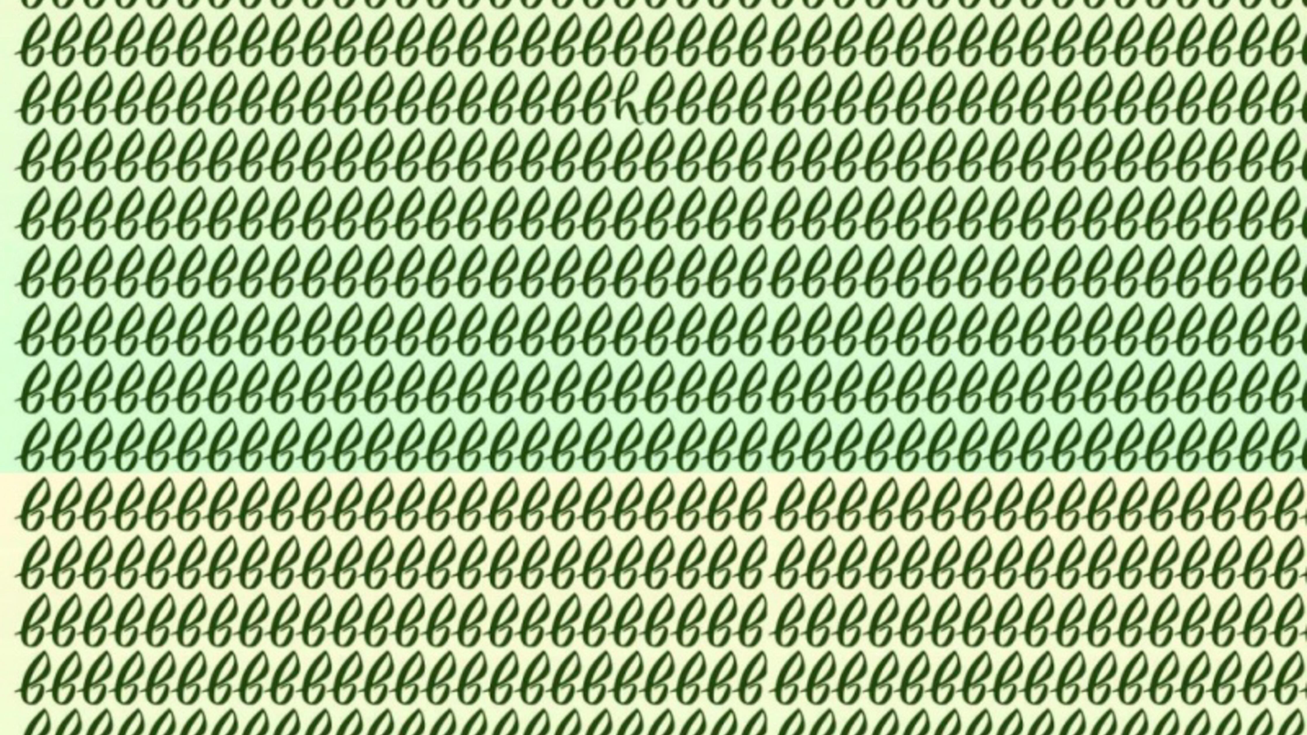 Encuentra la letra diferente.