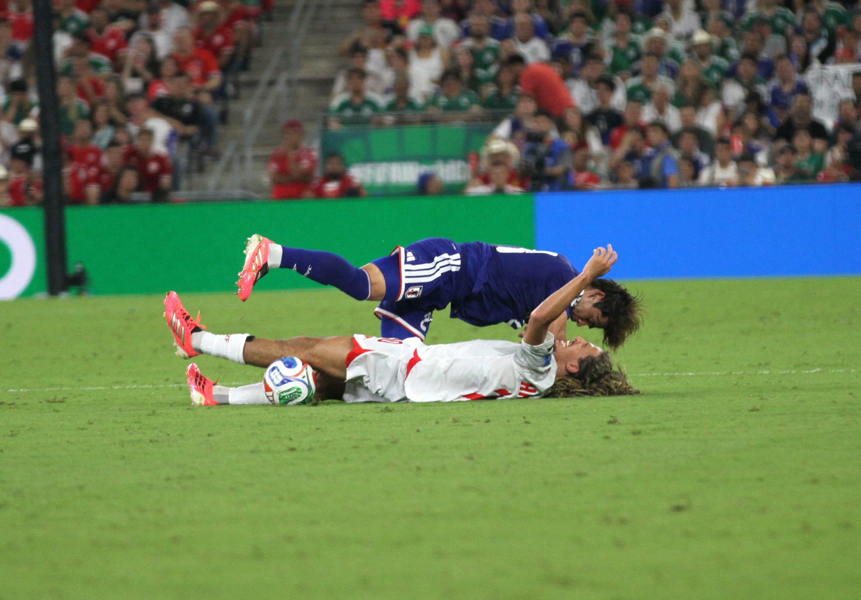 Aunque en el segundo tiempo la selección japonesa bajó el ritmo, durante todo el partido dominó a los tunecinos.
