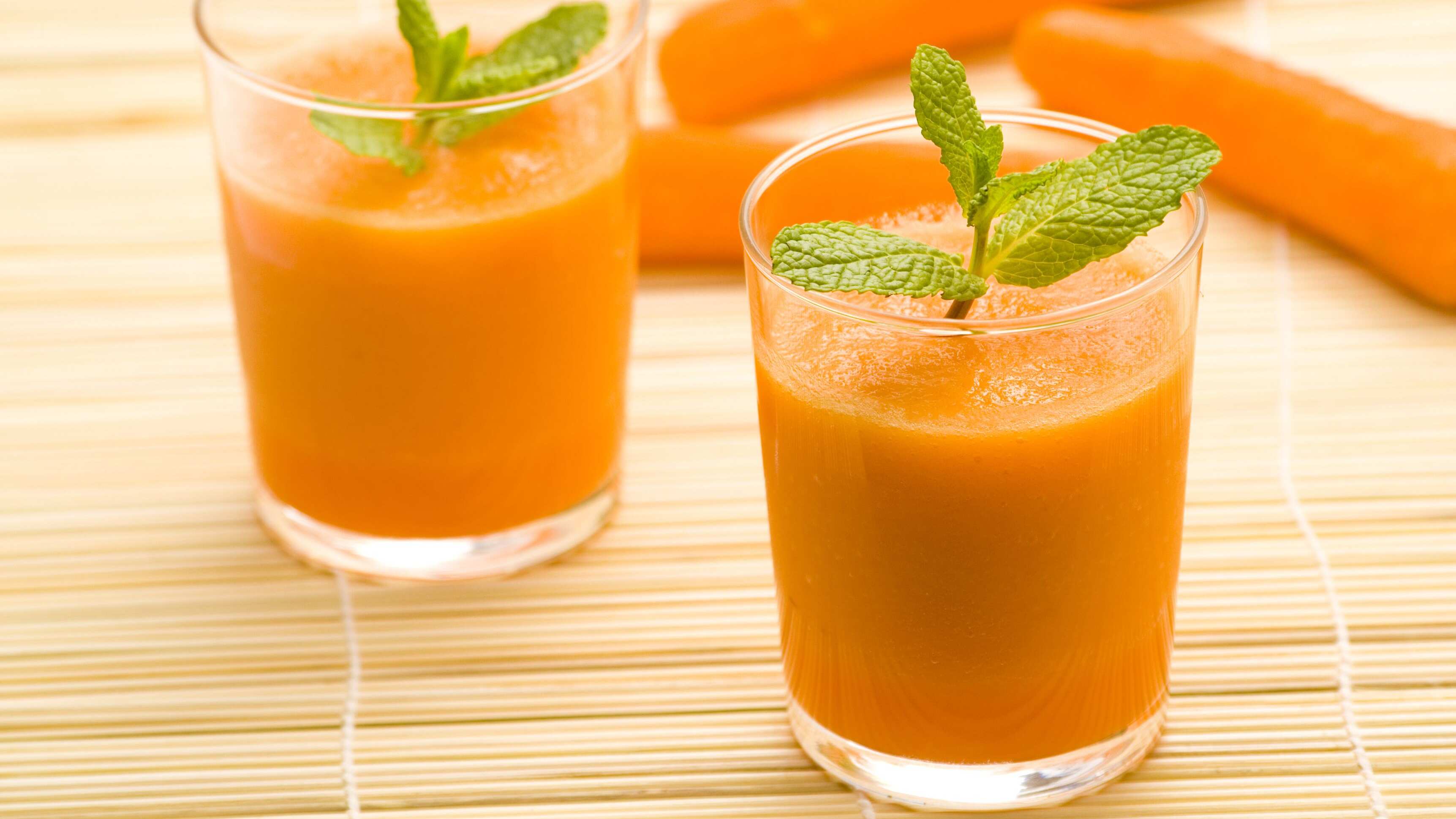 La zanahoria y la naranja actúan como desinfectantes y depurativos naturales.