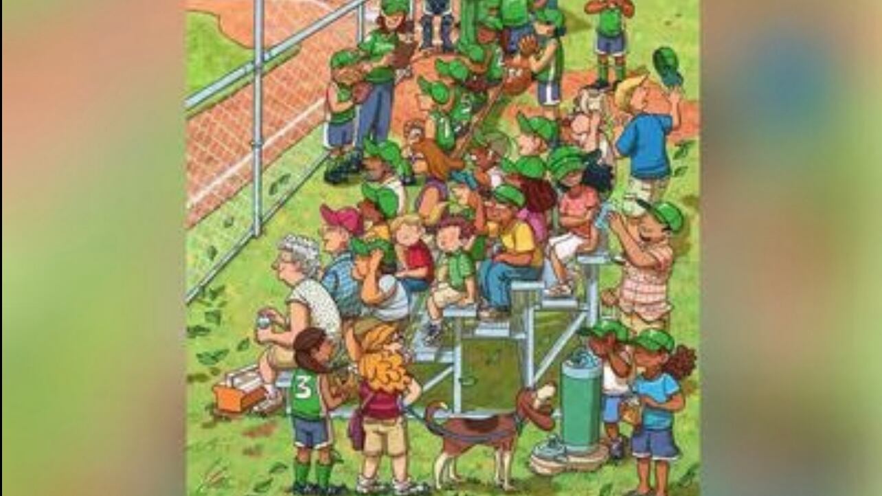 Encuentra al aficionado intruso de la imagen.