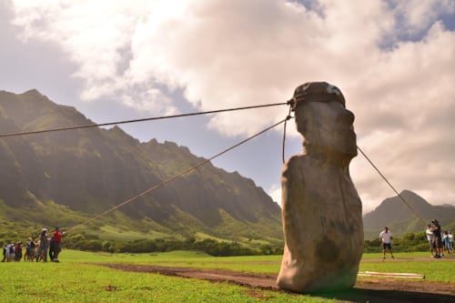 La física de los moáis: investigación confirma que las estatus colosales ‘caminaban’
