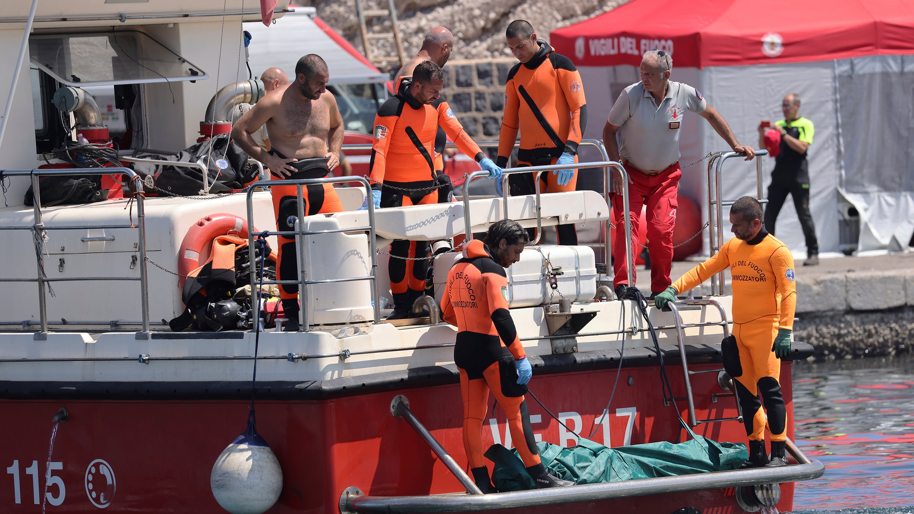 Sicilia hundimiento superyate