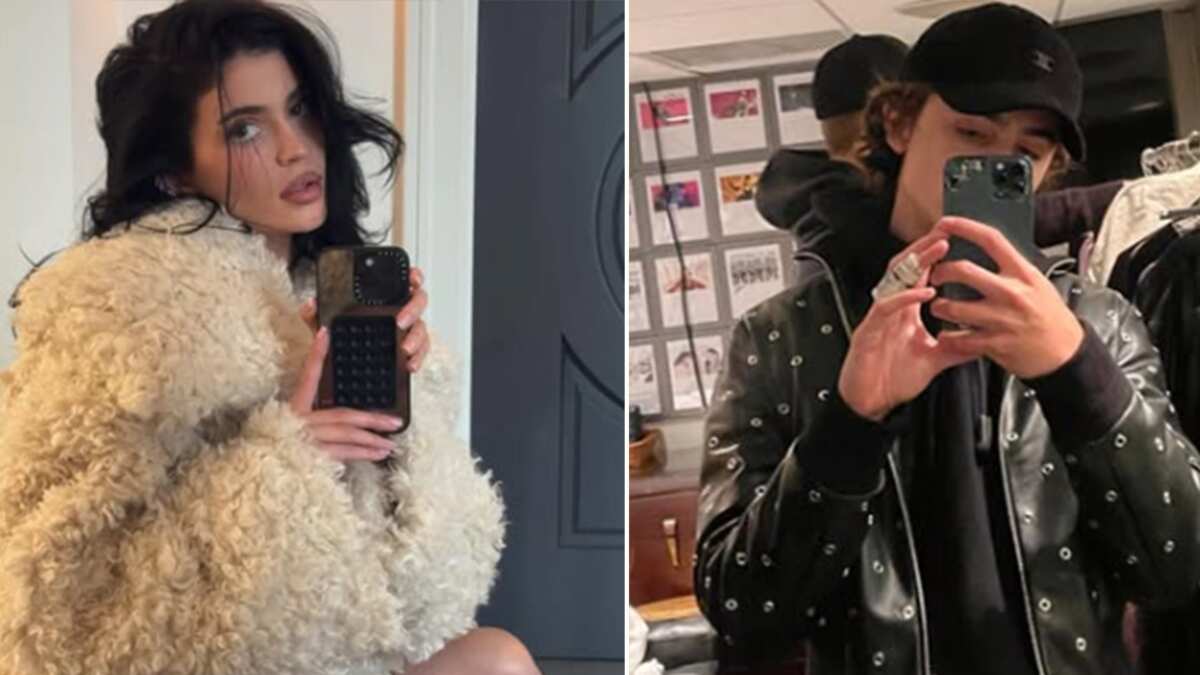 Kylie Jenner y Timothée Chamamét fotos